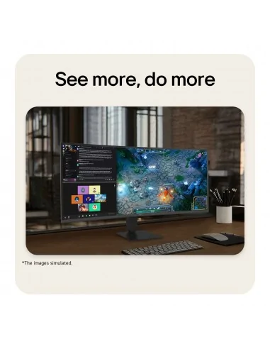 LG UltraWide 34U620B U6 34" VA QHD 144Hz Height-Adjustable Curved