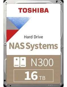 Toshiba N300 NAS - Hard drive - 16 TB - internal - 3.5" - SATA 6Gb/s