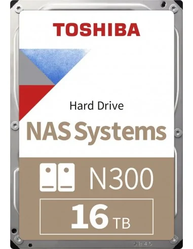 Toshiba N300 NAS - Hard drive - 16 TB - internal - 3.5" - SATA 6Gb/s