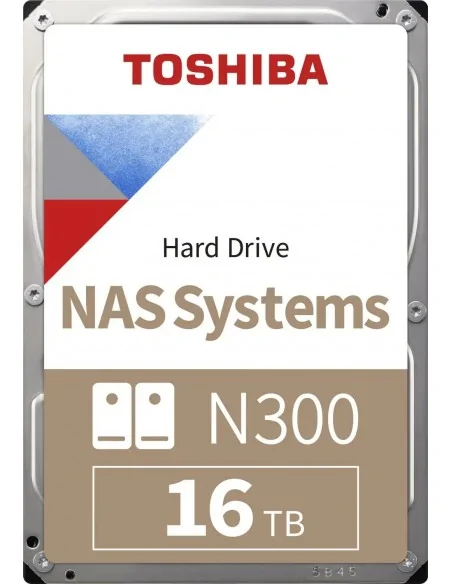 Toshiba N300 NAS - Hard drive - 16 TB - internal - 3.5" - SATA 6Gb/s