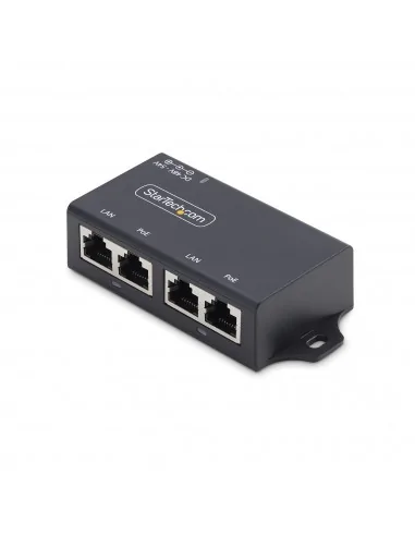 StarTech.com 2-Port Gigabit Midspan PoE+ Injector, 10/100/1000Mbps