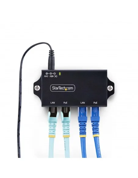 StarTech.com 2-Port Gigabit Midspan PoE+ Injector, 10/100/1000Mbps