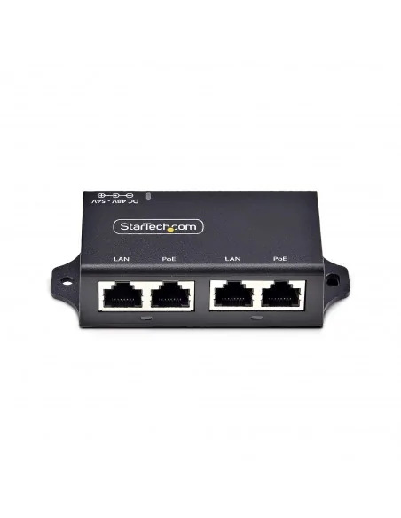 StarTech.com 2-Port Gigabit Midspan PoE+ Injector, 10/100/1000Mbps