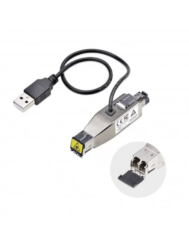 StarTech.com Gigabit Fiber to RJ45 Ethernet Media Converter Dongle, Op