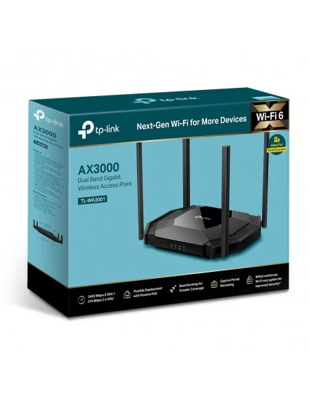 TP-Link TL-WA3001 wireless access point 2402 Mbit/s Black Power over E