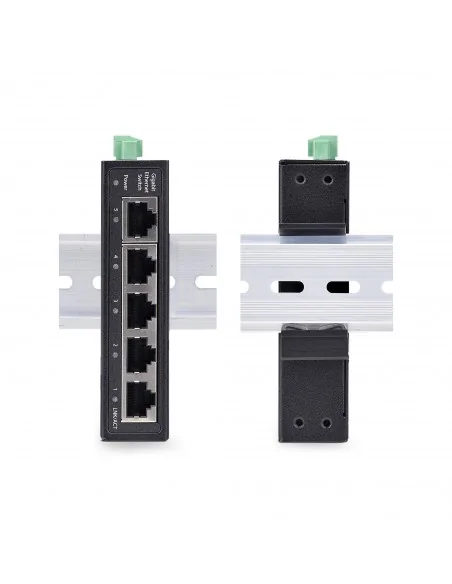 StarTech.com 5-Port Unmanaged Industrial Network Switch, 100/1000 Ethe