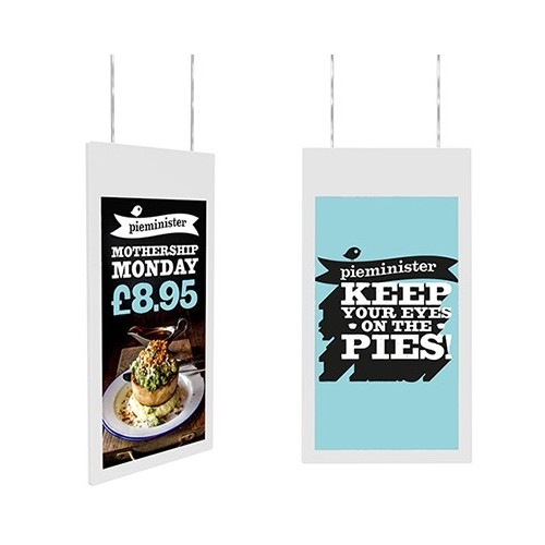 Hanging Double-Sided Window Displays