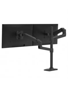Ergotron LX Series LX Dual Stacking Arm, Tall Pole, Matte Black 101.6