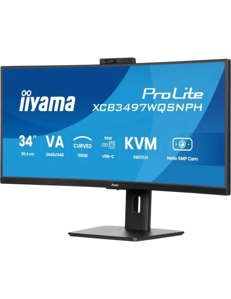 iiyama ProLite XCB3497WQSNPH-B1 computer monitor 86.4 cm (34") 3440 x