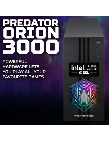Acer Predator PO3-665 Gaming Desktop - Intel Core i5-14400F, 16GB RAM