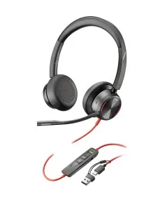 Blackwire 8225 Stereo USB-C Headset +USB-C/A Adapter