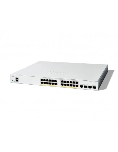Cisco Catalyst 1300-24FP-4X Managed Switch, 24 Port GE, Full PoE, 4x10