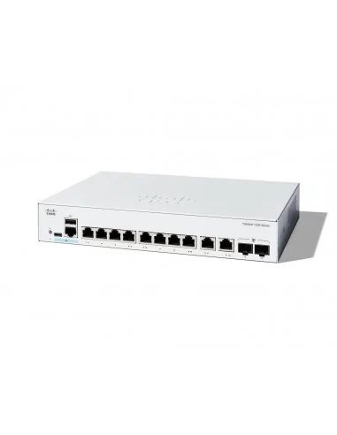 Cisco Catalyst 1200-8T-E-2G Smart Switch, 8 Port GE, Ext PS, 2x1GE Com