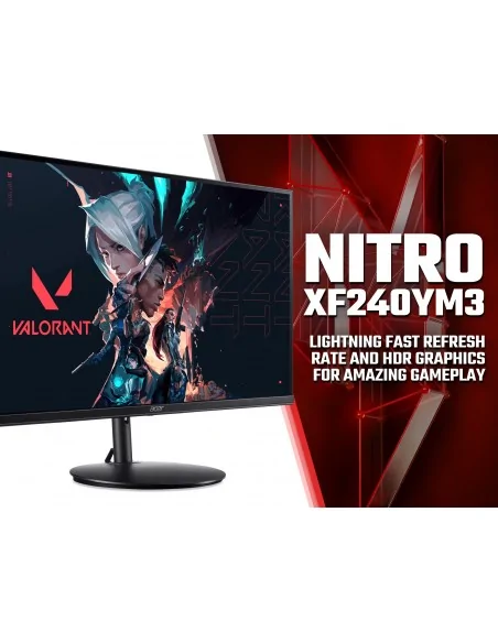 Acer XF0 Nitro XF240YM3biiph 23.8-inch Full HD 180Hz Gaming Monitor