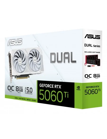 ASUS Dual -RTX5060TI-O8G-WHITE NVIDIA GeForce RTX 5060 Ti 8 GB GDDR7