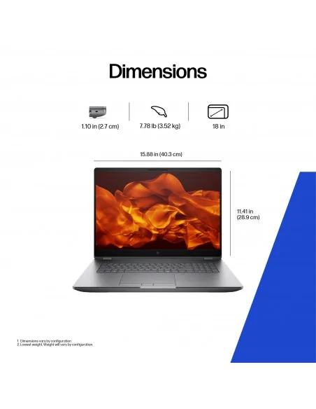 HP ZBook Fury G1i Data Science Intel Core Ultra 7 255HX Mobile