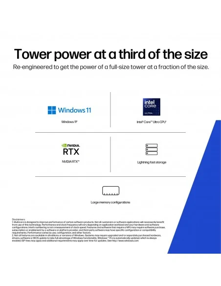 HP Z2 G1i Intel Core Ultra 7 265 32 GB DDR5-SDRAM 1 TB SSD Windows 11