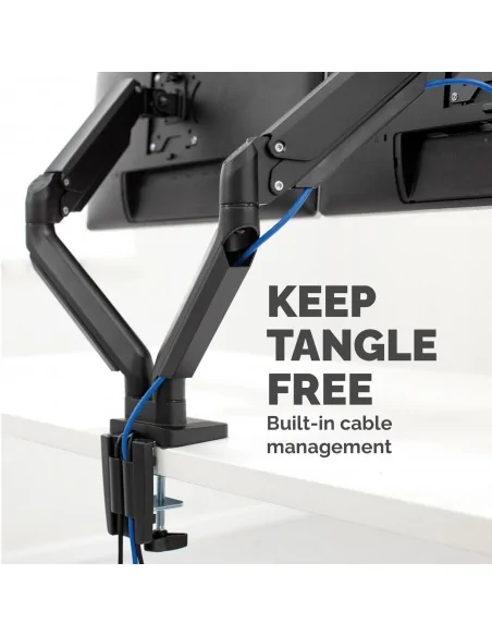 Fellowes Platinum Series Dual Monitor Arm - Monitor Mount for Two 8KG