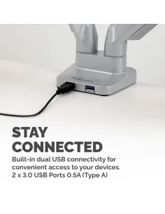 Fellowes Platinum Series Dual Monitor Arm - Monitor Mount for Two 8KG 2