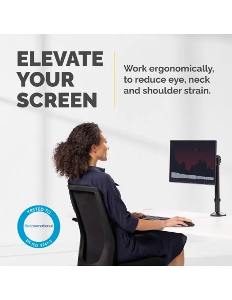 Fellowes Reflex Monitor Arm - Monitor Mount for 8KG 32 Inch Screens
