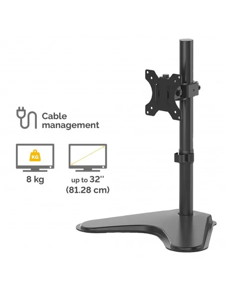 Fellowes Seasa Single Monitor Arm - Freestanding Monitor Mount for 8KG