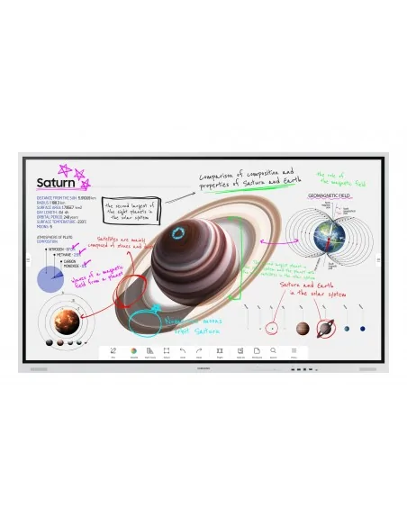 Samsung WM75B interactive whiteboard 190.5 cm (75") 3840 x 2160 pixels
