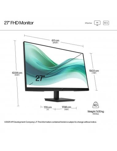 HP Series 3 Pro 27 inch FHD Monitor - 327pf