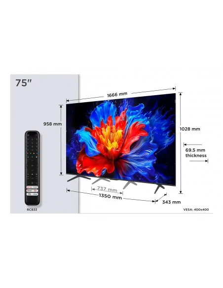 TCL P8K 75P8K 75" 4K QLED HDR Smart TV