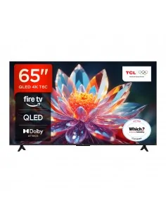 TCL T6C -UK 65 inch QLED 4K HDR 10+ Dolby Vision & Atmos Smart Fire TV