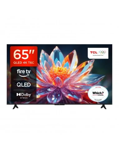 TCL T6C -UK 65 inch QLED 4K HDR 10+ Dolby Vision & Atmos Smart Fire TV