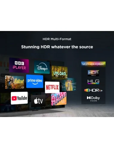 TCL T6C -UK 75 inch QLED 4K HDR 10+ Dolby Vision & Atmos Smart Fire TV