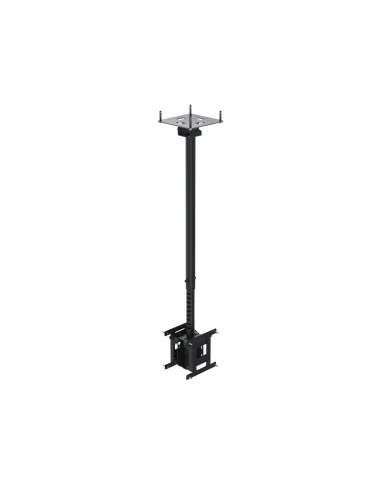 Back to back, telescopic ceiling mount for screens up to 43" (VESA 100 and VESA 200)