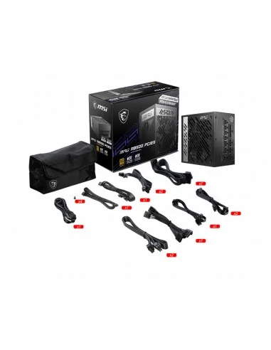MSI MPG A850G PCIE5 power supply unit 850 W 24-pin ATX ATX Black