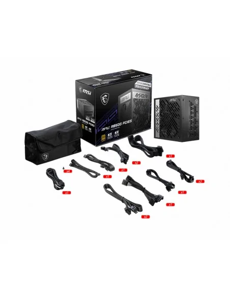 MSI MPG A850G PCIE5 power supply unit 850 W 24-pin ATX ATX Black