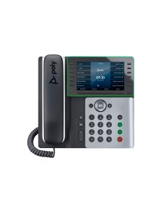 HP Poly Edge E550 IP Phone and PoE-enabled