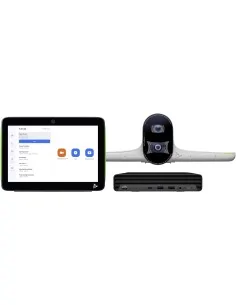 Poly Studio Large Room Bundle for Zoom Rooms: Studio E70 Smart Camera and HP PC w/TC10 (ABU)