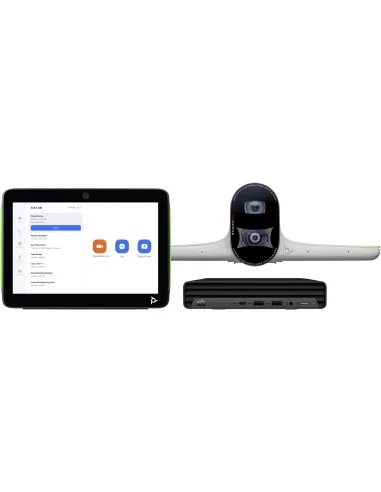 Poly Studio Large Room Bundle for Zoom Rooms: Studio E70 Smart Camera and HP PC w/TC10 (ABU)