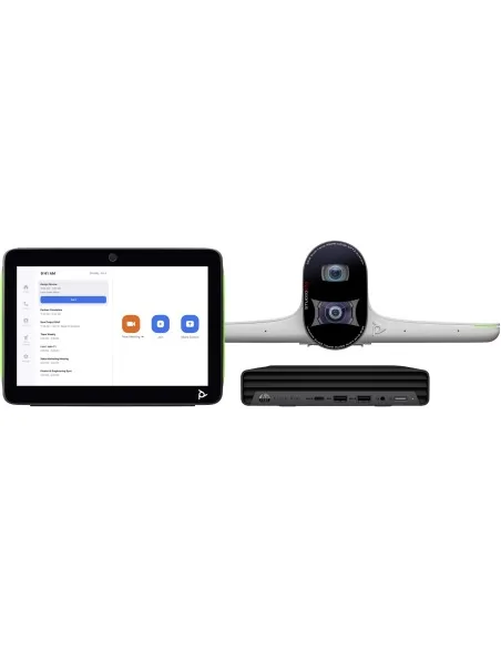 Poly Studio Large Room Bundle for Zoom Rooms: Studio E70 Smart Camera and HP PC w/TC10 (ABU)