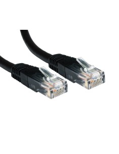 Cables Direct 0.25m Cat6, M - M networking cable Black U/UTP (UTP)