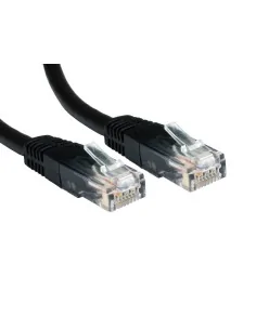 Cables Direct 0.25m Cat6, M - M networking cable Black U/UTP (UTP)
