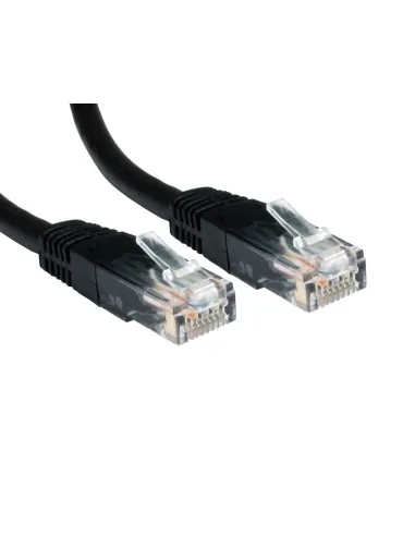 Cables Direct 0.25m Cat6, M - M networking cable Black U/UTP (UTP)
