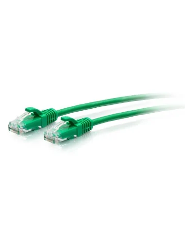 C2G 0.3m Cat6a Snagless Unshielded (UTP) Slim Ethernet Patch Cable - Green