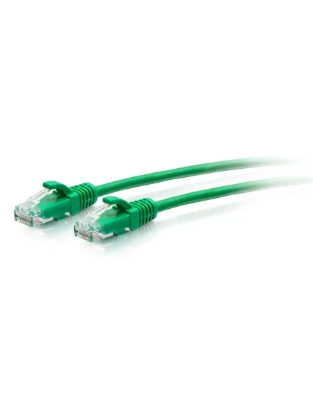 C2G 0.3m Cat6a Snagless Unshielded (UTP) Slim Ethernet Patch Cable - Green