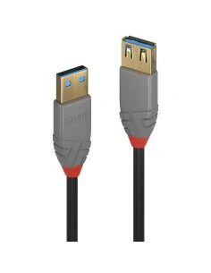 Lindy 0.5m USB 3.2 Type A Extension Cable, 5Gbps, Anthra Line