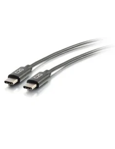 C2G 0.9m (3ft) USB C Cable - USB 2.0 (3A) - M/M USB Type C Cable - Black