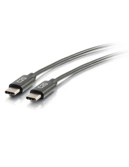 C2G 0.9m (3ft) USB C Cable - USB 2.0 (3A) - M/M USB Type C Cable - Black