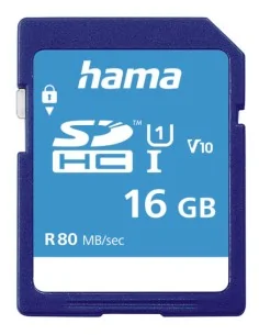 Hama 00124134 memory card 16 GB SDHC UHS-I Class 10