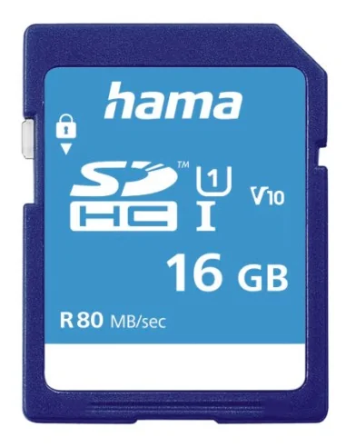 Hama 00124134 memory card 16 GB SDHC UHS-I Class 10