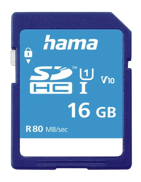 Hama 00124134 memory card 16 GB SDHC UHS-I Class 10