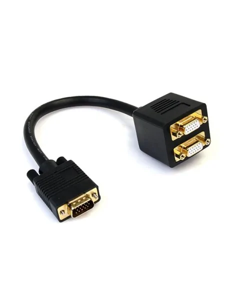 StarTech.com 1 ft VGA to 2x VGA Video Splitter Cable – M/F